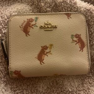Coach Champagne Piggy Wallet